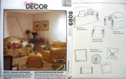 8089 MCCALLS SLIPCOVER COUCH, CHAIR, OTTOMAN PATTERN
